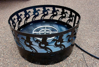 Dragon Flight 27in Fire pit ( Hot rolled & Oiled)