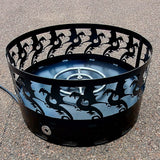 Dragon Flight 27in Fire pit ( Hot rolled & Oiled)